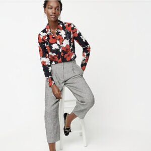 J Crew Floral SILK Classic-Fit Shirt 6 NWT AE901